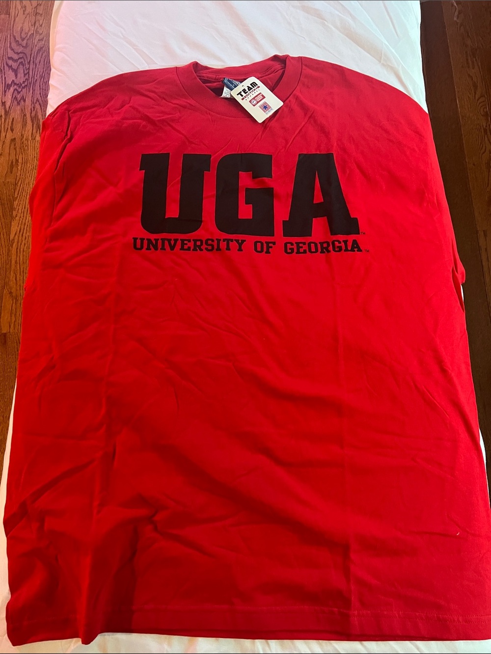 Champs Red UGA University of Georgia Short Sleeve Tee